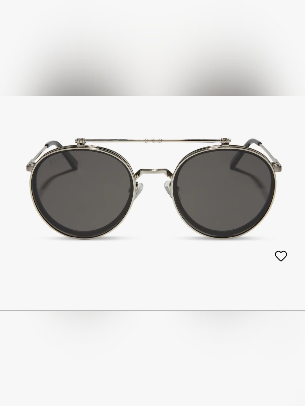 NIB! DIFF Eyewear, UNISEX, Anakin, Galactic Brushed Silver/Space Gray Lenses - Picture 4 of 15